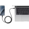 Кабель XIAOMI 6A High-Speed USB4 Braided USB-C to USB-C 1м Dark Gray (BHR087BGL)