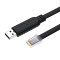Кабель консольний VEGGIEG V-U403 USB to RJ45 Console 1.5м Black