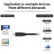 Кабель консольний VEGGIEG V-U403 USB to RJ45 Console 1.5м Black