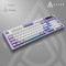 Клавіатура бездротова AJAZZ AK980 V2 Maillard Switch Purple/White/Blue