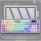 Клавіатура бездротова AJAZZ AK980 V2 Maillard Switch Purple/White/Blue