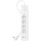 Мережевий фільтр BELKIN Connect White, 4 розетки, 1xUSB-C, 1xUSB, 2м (SRB001VF2M-V2)