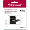 Карта пам'яті TRANSCEND microSDXC High Endurance 350V 64GB UHS-I Class 10 + SD-adapter (TS64GUSD350V)