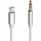 Кабель XOKO AUX-002 USB-C to 3.5mm 1м White