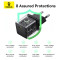 Зарядний пристрій BASEUS Palm Fast Charger 1C 20W EU Cosmic Black w/Type-C to Lightning cable (E0116401)
