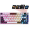 Клавіатура бездротова GAMEPRO Asgard Valhalla Pro MK160 QLAB Sakura Switch White