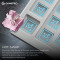 Клавіатура бездротова GAMEPRO Asgard Valhalla Pro MK160 QLAB Sakura Switch White