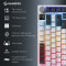 Клавіатура бездротова GAMEPRO Asgard Valhalla Pro MK160 QLAB Sakura Switch White