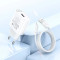 Зарядное устройство HOCO C109A Fighter 1xUSB-A, 2.1A White w/Lightning cable (6942007656597)
