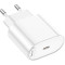 Зарядное устройство HOCO C109A Fighter 1xUSB-C, PD20W White (6942007656658)