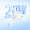 Зарядное устройство HOCO C109A Fighter 1xUSB-C, PD20W White w/Type-C cable (6942007656672)