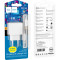 Зарядний пристрій HOCO CS11A Ocean 1xUSB-A, 2.1A White w/Micro-USB cable (6942007603591)