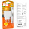 Зарядное устройство HOCO CS11A Ocean 1xUSB-A, 2.1A White w/Type-C cable (6942007603614)
