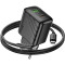 Зарядний пристрій HOCO CS25A Rico 1xUSB-C, 1xUSB-A, PD20W, QC3.0 Black w/Type-C cable (6942007639804)