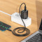 Зарядний пристрій HOCO CS25A Rico 1xUSB-C, 1xUSB-A, PD20W, QC3.0 Black w/Type-C cable (6942007639804)
