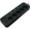 Мережевий фільтр XOKO SP-5-2-1 Black, 5 розеток, 1xUSB-C, 4xUSB, 2м