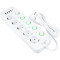 Мережевий фільтр XOKO SP-5-2-1 White, 5 розеток, 1xUSB-C, 4xUSB, 2м