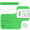Мережевий фільтр XOKO SP-5-2-1 White, 5 розеток, 1xUSB-C, 4xUSB, 2м