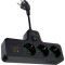 Мережевий фільтр-розетка XOKO SPW-3-2-1 Black, 3 розетки, 1xUSB-C, 2xUSB