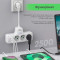 Мережевий фільтр-розетка XOKO SPW-3-2-1 White, 3 розетки, 1xUSB-C, 2xUSB
