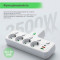 Мережевий фільтр-розетка XOKO SPW-4-2-1 White, 4 розетки, 1xUSB-C, 2xUSB