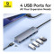 USB-хаб BASEUS UltraJoy Series 4-Port Hub Lite (B0005280B811-01)