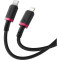 Кабель BASEUS Dura Series Fast Charging Cable Type-C to Lightning 20W 2м Black/Red (P10377800U01-03)
