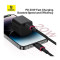 Кабель BASEUS Dura Series Fast Charging Cable Type-C to Lightning 20W 2м Black/Red (P10377800U01-03)