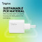 Зарядний пристрій DIGITUS GaN Charger, 1x USB-C, 1x USB-A, 45W White (DA-10302)