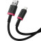 Кабель BASEUS Dura Series Fast Charging Cable USB to Lightning 1м Black/Red (P10377801U01-01)