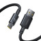 Кабель BASEUS New Braided Fast Charging Cable USB-A to Type-C 100W 1м Cosmic Black (E0426W01)