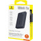Повербанк BASEUS EnerFill FP11 Fast Charging Power Bank 15W 10000mAh Cosmic Black (P1008210C123-00)