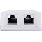 Розетка накладна CABLEXPERT 2xRJ-45 Cat.6a FTP White (NCAC-2F6A-01)