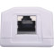 Розетка накладна CABLEXPERT RJ-45 Cat.6a FTP White (NCAC-1F6A-01)