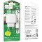 Зарядний пристрій HOCO CS52A Surplus 1xUSB-A, QC3.0, 18W White w/Type-C cable (6942007631471)
