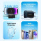 Зарядний пристрій VENTION 1xUSB-C Wall Charger 20W Black w/Type-C cable (G16B0-EU)