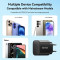 Зарядний пристрій VENTION 1xUSB-C Wall Charger 20W Black w/Type-C cable (G16B0-EU)