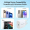 Зарядний пристрій VENTION 1xUSB-C Wall Charger 20W White w/Type-C cable (G16W0-EU)