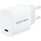 Зарядное устройство VENTION 1xUSB-C Wall Charger 30W White w/Type-C cable (G18W0-EU)