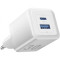 Зарядний пристрій VENTION 1xUSB-C, 1xUSB-A GaN Wall Charger 30W White w/Type-C cable (TZ-FEQW0-EU-01)