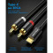 Кабель VENTION USB-C - 2xRCA 1.5м Black (BGDBG)
