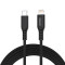 Кабель CHOETECH XCL-1021 Type-C to Lightning 20W 1.8м Black (XCL-1021-BK)