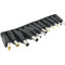 Кабель-перехідник живлення VOLTRONIC Type-C(F) to 5.5*2.5(M) + 12 перехідників, 100W 0.2м (YT46635)