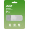 Флешка 64GB ACER UP200 USB 2.0 White (BL.9BWWA.551)