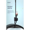 Кабель ESSAGER Star Fast Charging Data Cable 7A USB-A to Type-C 1м Black (EXCT-XC01)