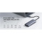 Порт-реплікатор CUDY UH606 6-in-1 USB-C to 1xHDMI, 3xUSB-A3.0, LAN, PD