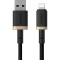 Кабель BASEUS Dura Series Fast Charging Cable USB to Lightning 1м Black/Gold (P10377801U01-00)