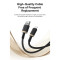 Кабель BASEUS Dura Series Fast Charging Cable USB to Lightning 1м Black/Gold (P10377801U01-00)