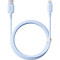 Кабель BASEUS Silky Series Fast Charging USB-A to Lightning 1м Galaxy Blue (P10377702313-00)