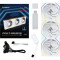 Комплект вентиляторів LIAN LI Uni Fan TL Wireless 120 Revers Blade w/controller White 3-Pack (G99.12RTL1W3W.00)